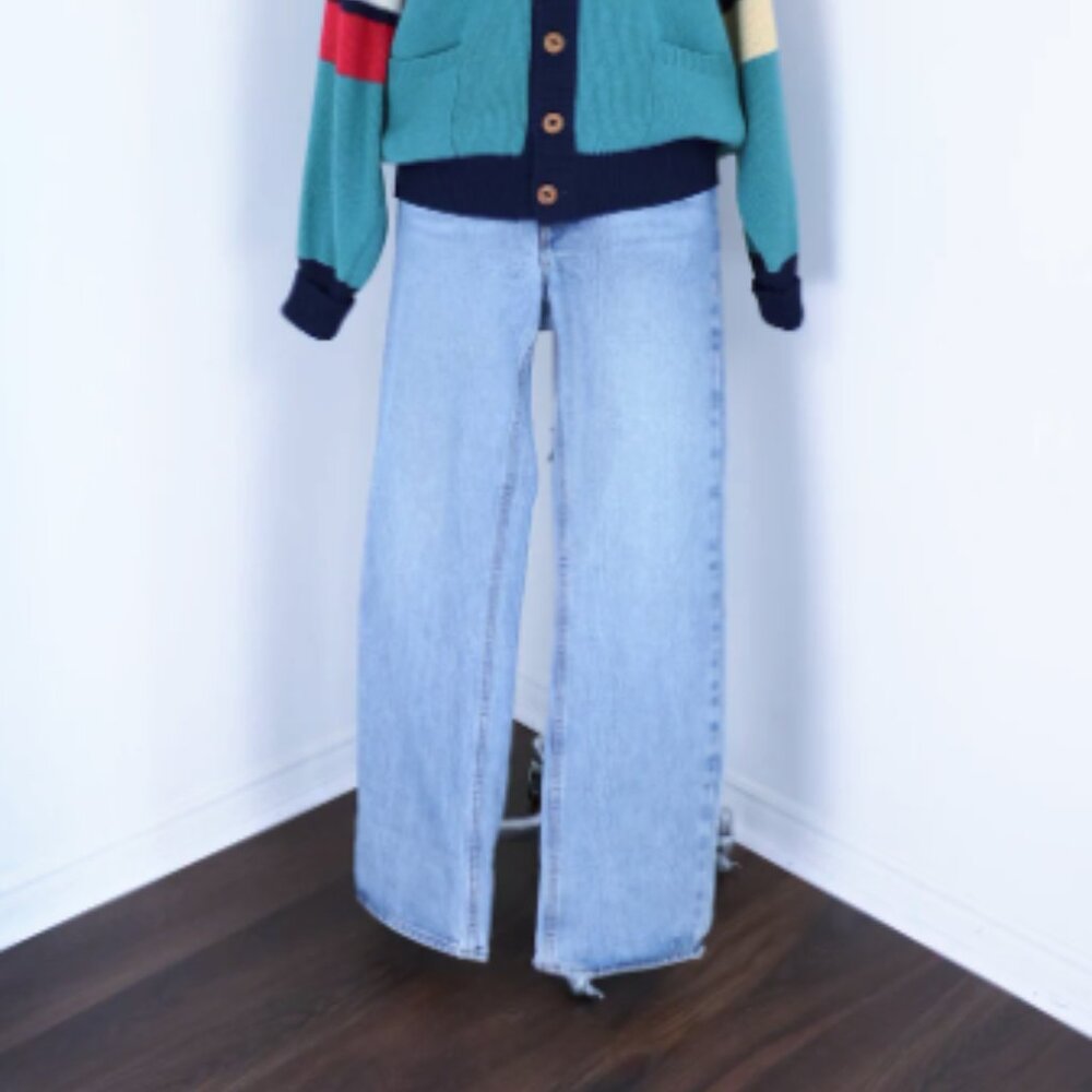 VINTAGE GAP Straight/Boot cut Blue Jeans